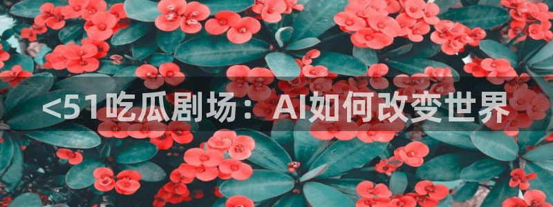 豆瓣自由吃瓜基地:<51吃瓜剧场:AI如何改变世界
