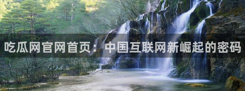 高血糖病人能吃脆瓜吗:吃瓜网官网首页:中国互联网新崛起的密码